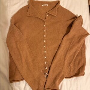 Alex Mill Tan Knit Sweater XL
